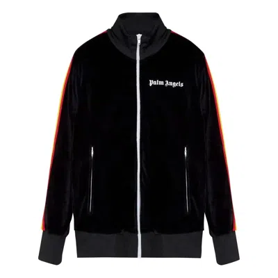 Palm Angels Fw21 Rainbow Chenille Track Jacket 'black'