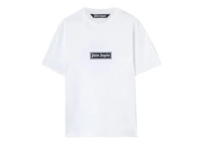Pre-owned Palm Angels Garment Dye Box Logo T-shirt In White