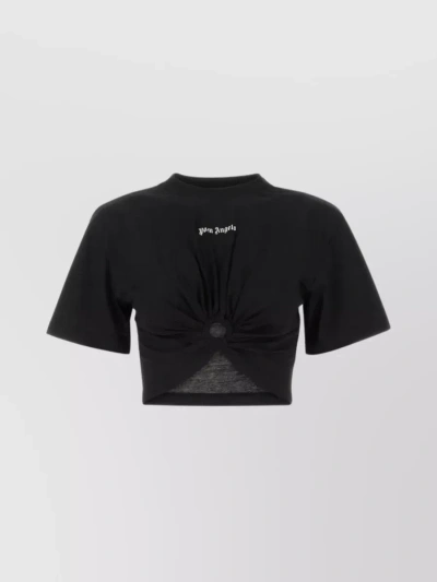 Palm Angels Classic Logo Ring T-shirt In Black
