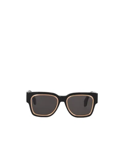 Palm Angels Geometric Sunglasses In Black