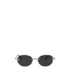 Palm Angels Geometric Sunglasses In Gold-tone