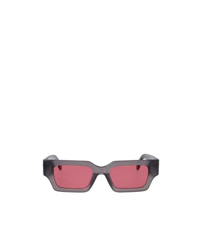 Palm Angels Geometric Sunglasses In Gray