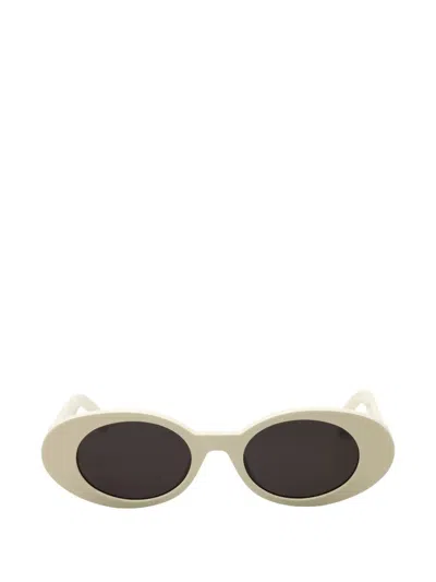Palm Angels Gilroy Oval-frame Sunglasses In Yellow