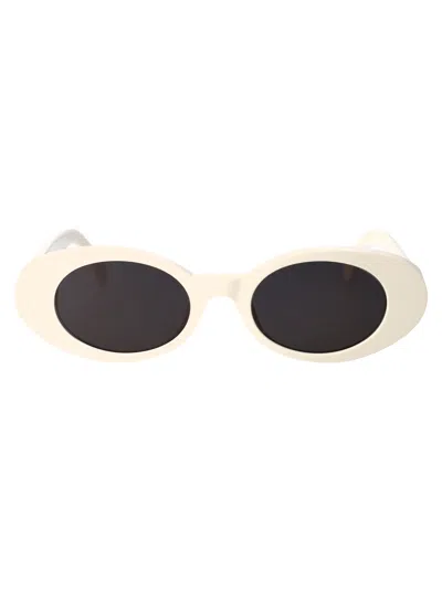 Palm Angels Gilroy Sunglasses In 0107 White