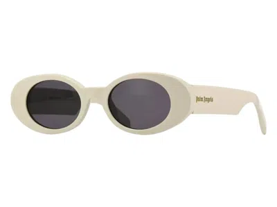 Pre-owned Palm Angels Gilroy Sunglasses In White Dark Grey (peri051s24pla0010107) In Gray