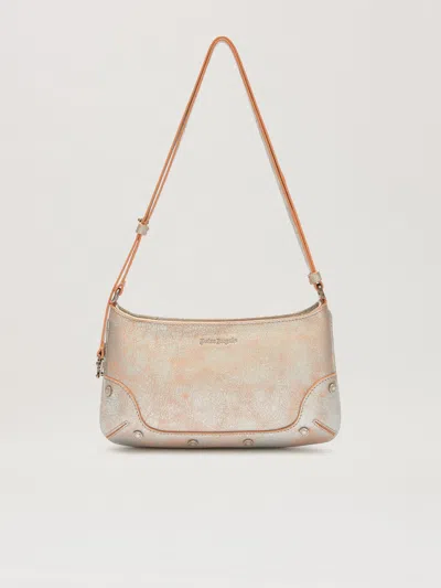 Palm Angels Giorgina Silver Crackle Bag