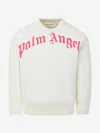 Palm Angels Sweater  Kids Color Butter In White