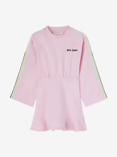 Palm Angels Babies' Girls New Track Dress In Pink