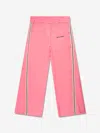 Palm Angels Logo Wide-leg Track Pants In Pink