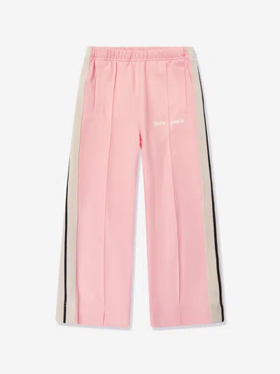 Palm Angels Babies'  Girls Wide Leg Track Pants In Pink
