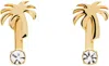 Palm Angels Palmen-ohrringe Mit Strass In Gold