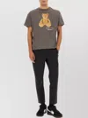 Palm Angels Teddy Bear Graphic Relaxed Fit T-shirt In Gray
