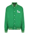 Palm Angels Graphic-print Bomber Jacket In Green