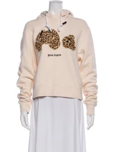 Pre-owned Palm Angels Graphic Print Bomber Jacket In Neutral