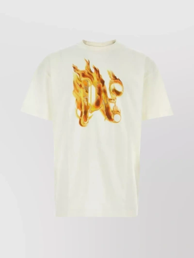 Palm Angels Graphic Print Cotton Crew-neck T-shirt