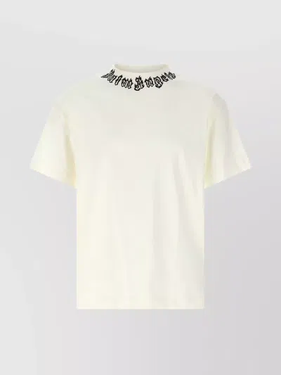 PALM ANGELS GRAPHIC PRINT CREW NECK LOGO T-SHIRT