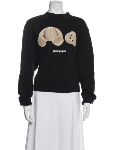 Pre-owned Palm Angels Graphic Print Crew Neck Sweatshirt In Multi