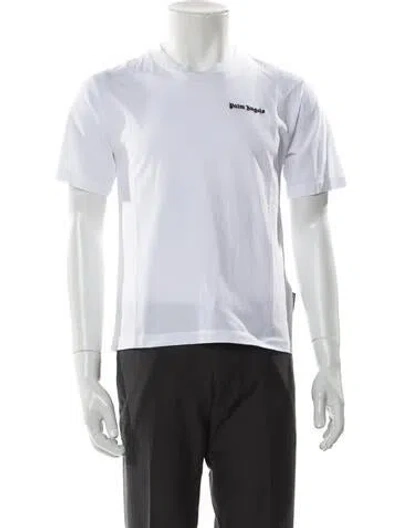 Pre-owned Palm Angels Graphic Print Crew Neck T-shirt W/ Tags In White