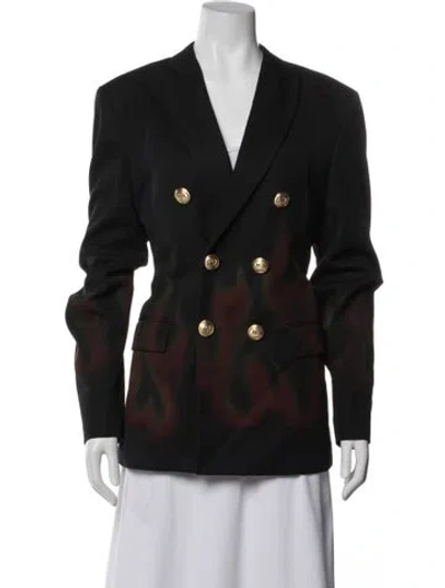 Pre-owned Palm Angels Graphic Print Jacket W/ Tags In Blue