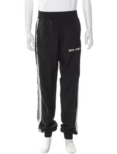 Pre-owned Palm Angels Graphic Print Joggers In Black