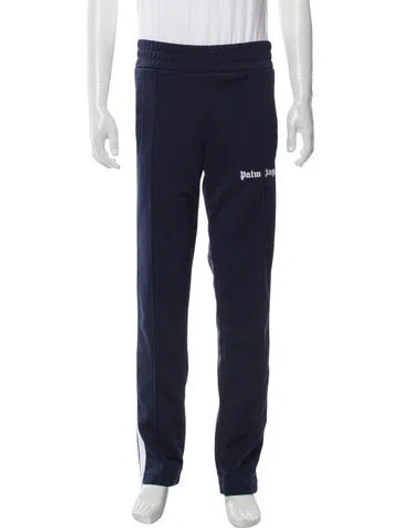 Pre-owned Palm Angels Graphic Print Joggers In Blue