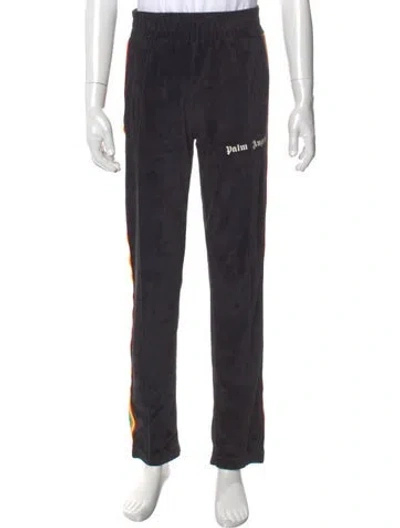 Pre-owned Palm Angels Graphic Print Joggers In Gray