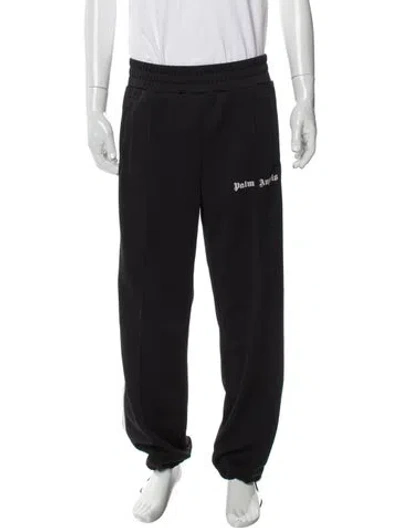 Pre-owned Palm Angels Graphic Print Joggers In Gray