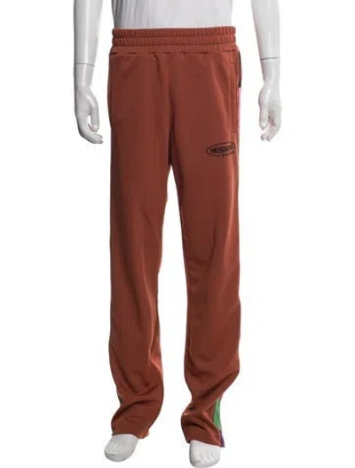 Pre-owned Palm Angels Graphic Print Joggers W/ Tags In Orange