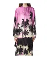 Palm Angels Graphic-print Long-sleeve Top In Black