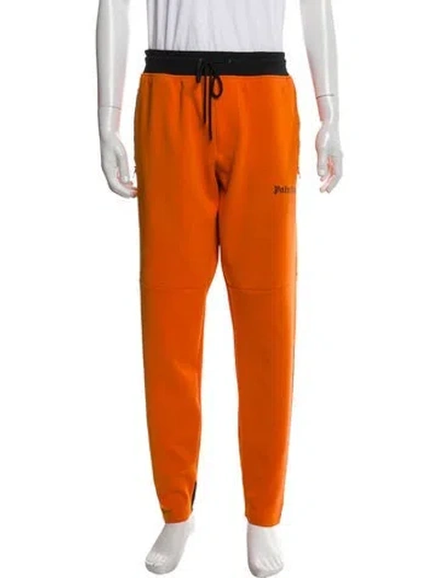 Pre-owned Palm Angels Graphic Print Lounge Bottoms In Orange