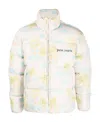 Palm Angels Graphic-print Padded Jacket In White