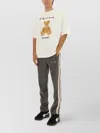 Palm Angels Graphic Print Relaxed Fit Crew Neck T-shirt In White