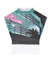 Palm Angels Graphic-print Sleeveless Top In Multicolor