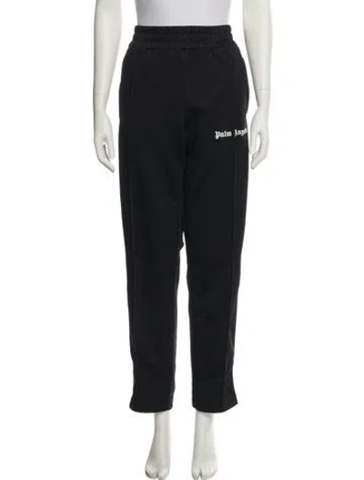 Pre-owned Palm Angels Graphic Print Sweatpants In Black