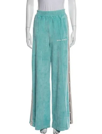 Pre-owned Palm Angels Graphic Print Sweatpants In Blue