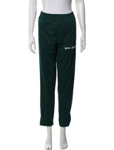 Pre-owned Palm Angels Graphic Print Sweatpants In Green