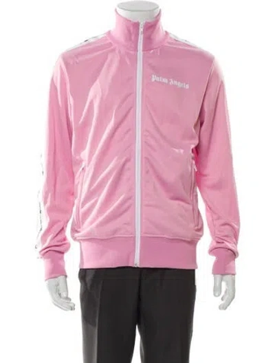 Pre-owned Palm Angels Graphic Print Windbreaker W/ Tags In Pink