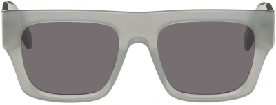 Palm Angels Gray Pixley Sunglasses In Grey Dark Grey