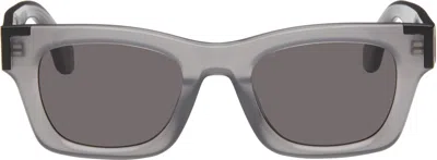 Palm Angels Gray Westport Sunglasses In Grey/dark Grey