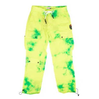 Palm Angels Green Tie Dye Cargo Pants