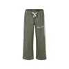 Palm Angels Green Trousers For Boy With Logo In Green