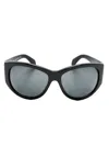Palm Angels Gridley Oversize Sunglasses In Black