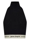 Palm Angels Halterneck Ribbed Top In Black