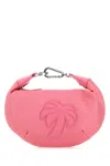 Palm Angels Mini Big Palm Logo-embossed Clutch Bag In Pink