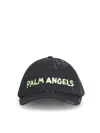 Palm Angels Logo Cap In Black