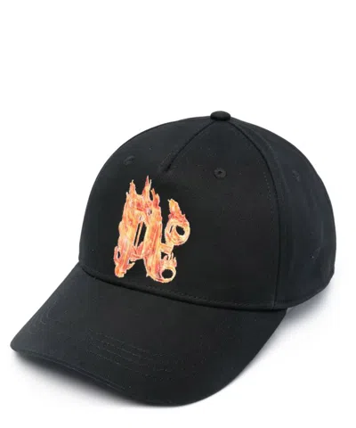 Palm Angels Hat In Black