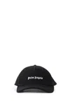 Palm Angels Classic Logo Cap Black White