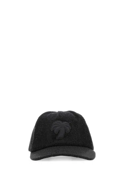 Palm Angels Hats And Headbands In Black