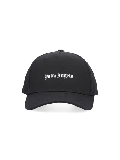 Palm Angels Hats And Headbands In Black