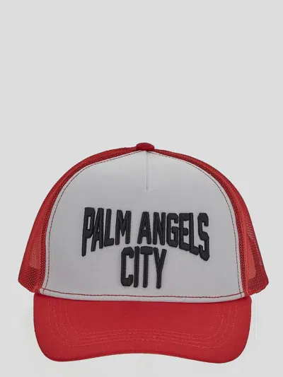 Palm Angels Hats In Redblack